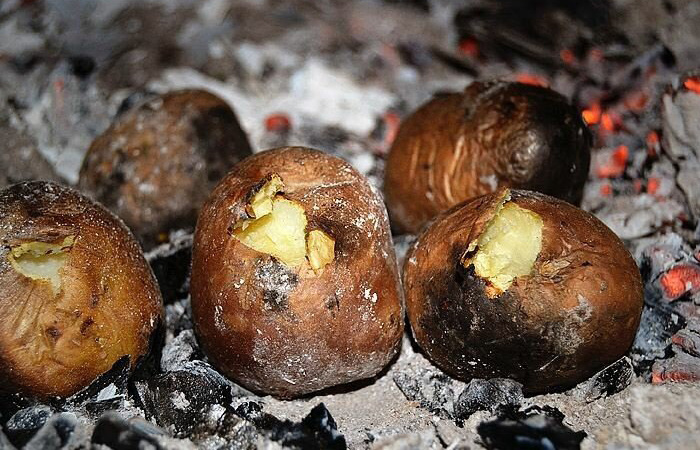 Как приготовить картофель в костре: два простых способа