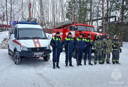 В Нижневартовске прошла совместная тренировка 5 (ПСО)ГУ МЧС России по ХМАО – Югре и подразделения администрации города - «Аварийно–спасательная служба».