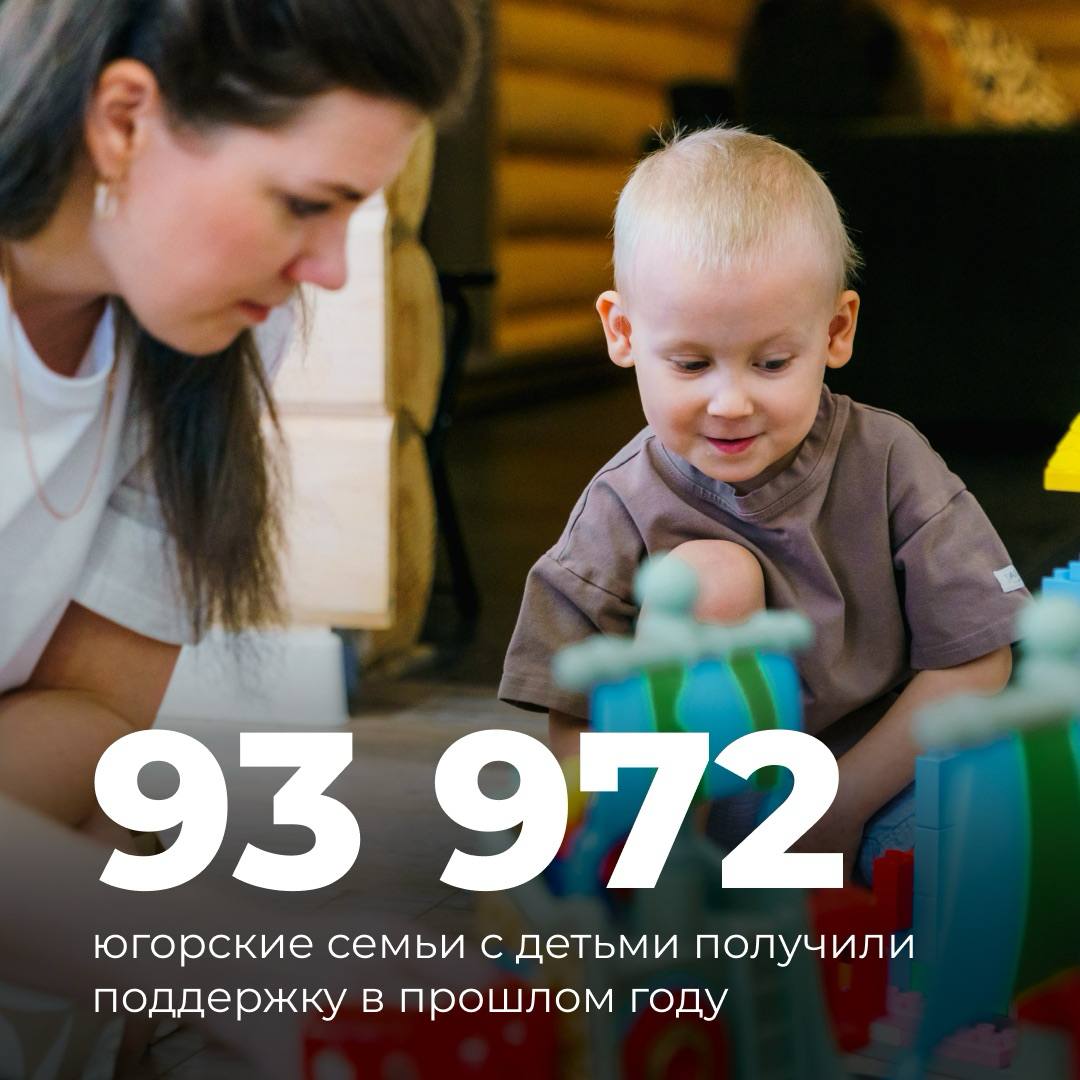 В округе действует 50 видов мер социальной поддержки для семей с детьми — федеральных и региональных