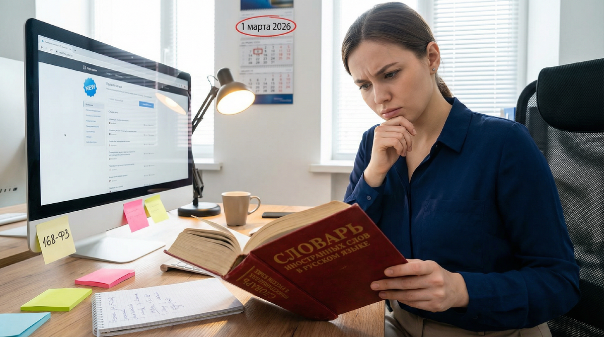 Новые правила: иностранные слова на сайтах с 1 марта 2026 года