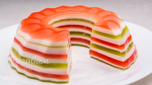 Нежный желейный торт без выпечки для летних дней
