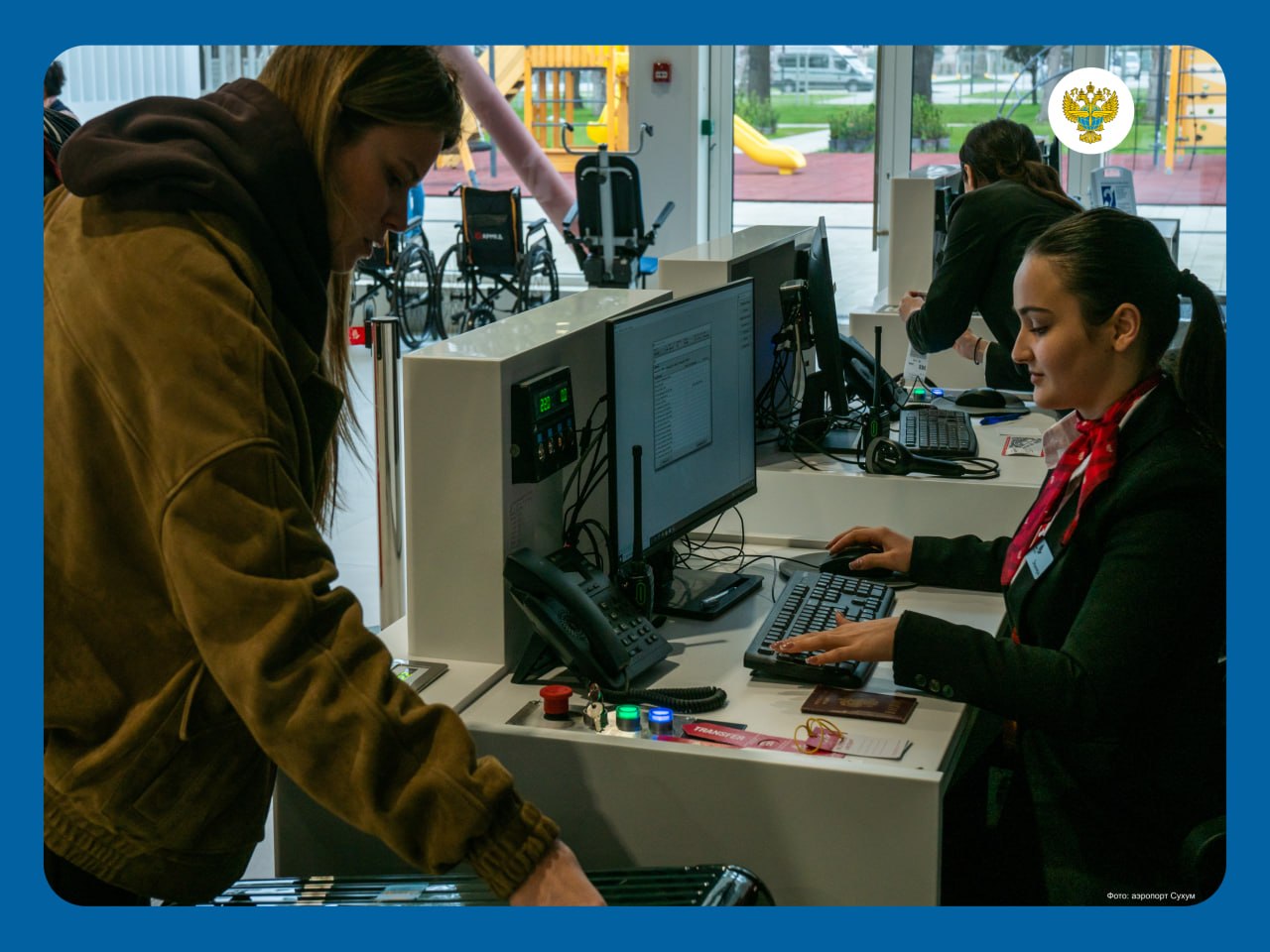 Пассажиров в аэропорту Сухум теперь будут обслуживать в новом аэровокзальном комплексе Пассажиров в аэропорту Сухум теперь будут обслуживать в новом аэровокзальном комплексе