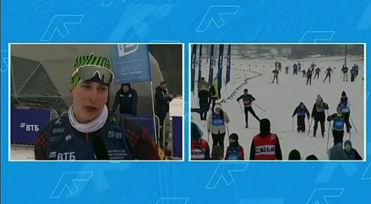 Победу на дистанции 25 км Югорского лыжного марафона одержал Александр Бородин из Ханты-Мансийска