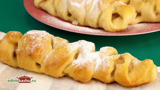 Нежная плетенка с яблоками: лучшая выпечка для уютного чаепития