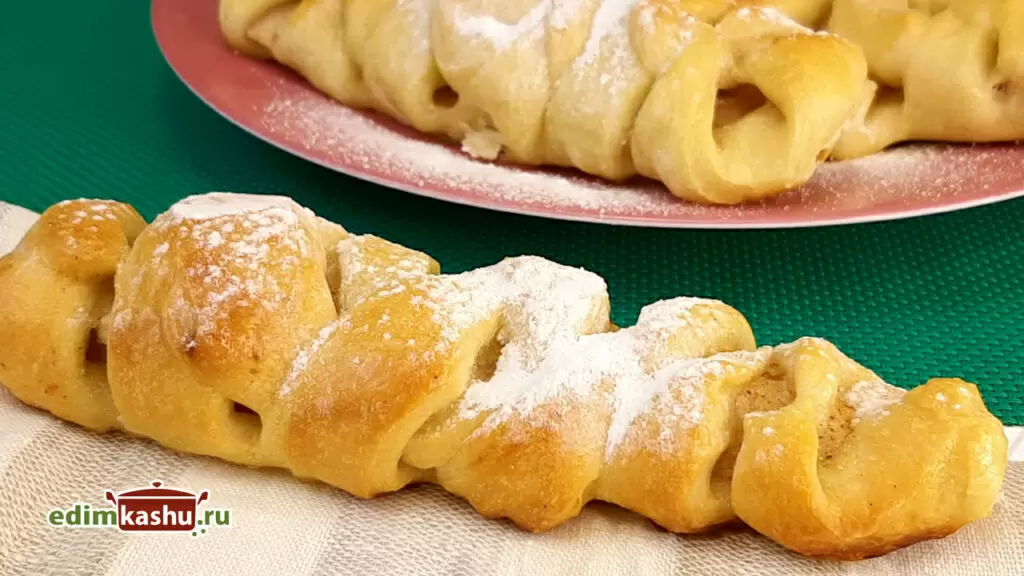 Нежная плетенка с яблоками: лучшая выпечка для уютного чаепития