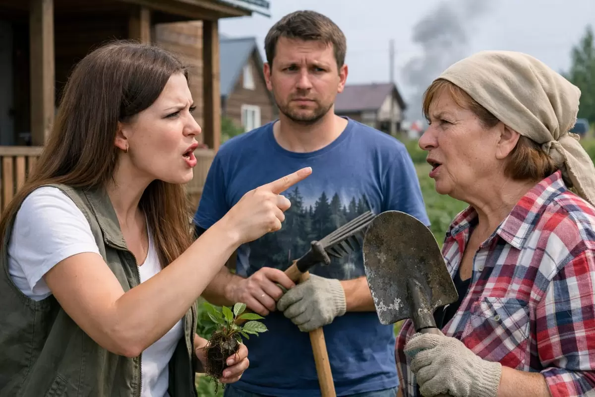 Как дача стала полем битвы: свекровь и невестка готовы к конфликту