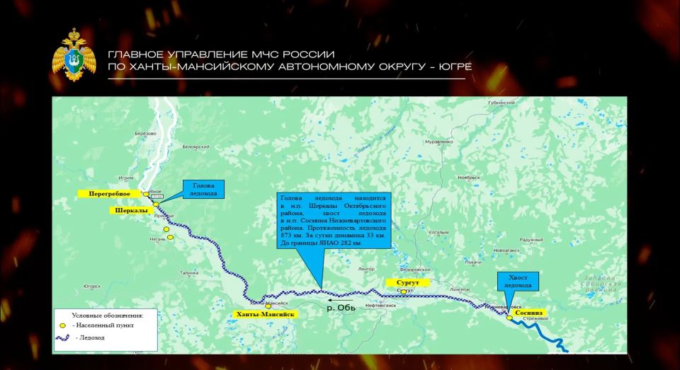 Гидрологическая обстановка на территории Ханты-Мансийского автономного округа – Югры
