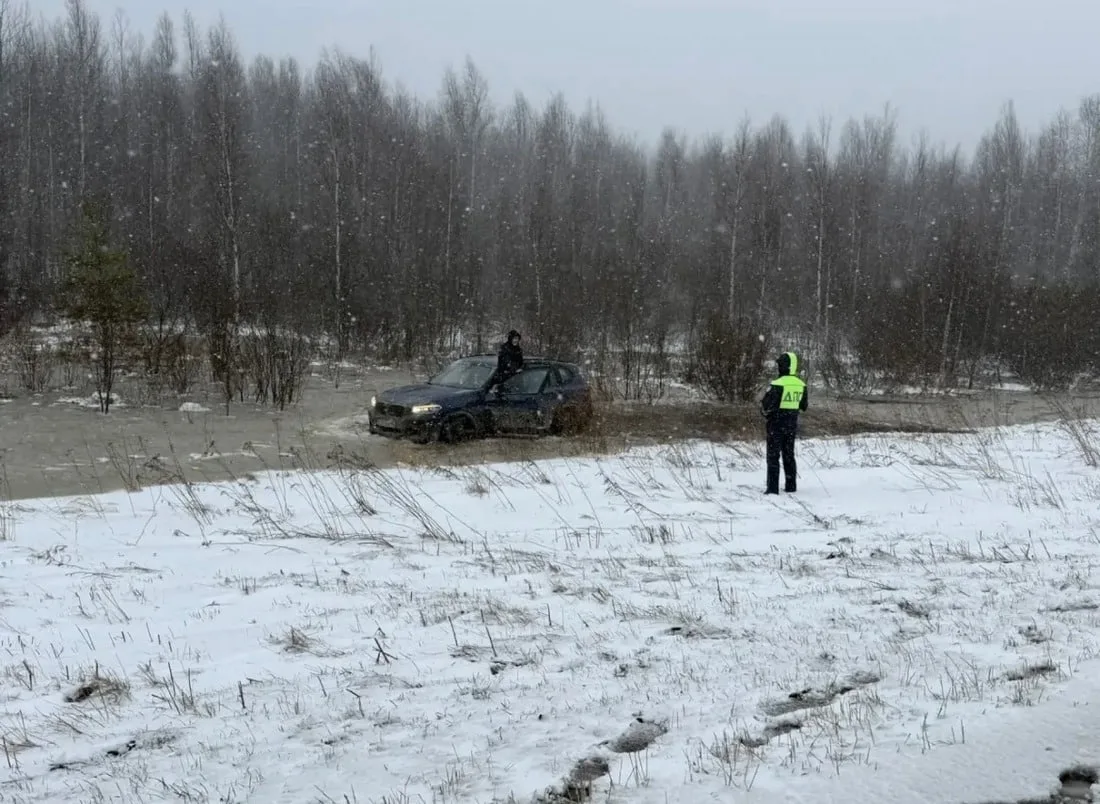 В Югре полицейские помогли водителю, съехавшему в кювет во время аномальной погоды В Югре полицейские помогли водителю, съехавшему в кювет во время аномальной погоды