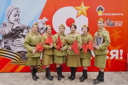 Сотрудники "Самотлорнефтегаза" помогли организовать масштабное празднование 81-й годовщины Победы в Нижневартовске
