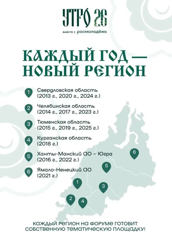 Больше 200 заявок на форум «УТРО» поступило от Югры Больше 200 заявок на форум «УТРО» поступило от Югры
