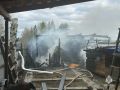 В Нягани огнеборцы ликвидировали возгорание теплицы и хозяйственной постройки