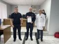 Сотрудники отделения скорой медицинской помощи г. Когалыма поблагодарило полицейских за помощь в метель