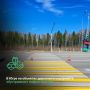 В Ханты-Мансийском автономном округе-Югре на объектах дорожного нацпроекта обустраивают инфраструктуру