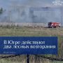 Два лесных пожара тушат в Кондинском районе