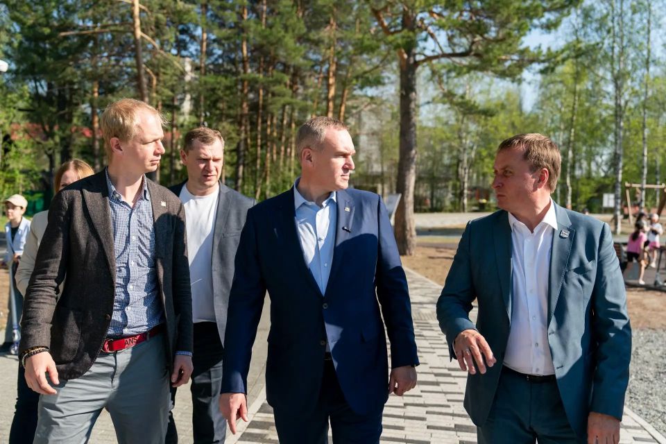 Губернатор Югры оценил новый парк в Сургуте Губернатор Югры оценил новый парк в Сургуте
