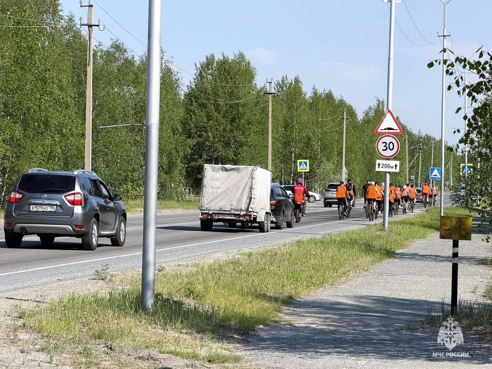 Сотрудник МЧС Югры – в числе активных участников ежегодного велопробега Сотрудник МЧС Югры – в числе активных участников ежегодного велопробега