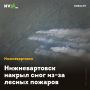 Нижневартовск накрыл смог из-за лесных пожаров