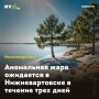 Аномальная жара ожидается в Нижневартовске в течение трех дней