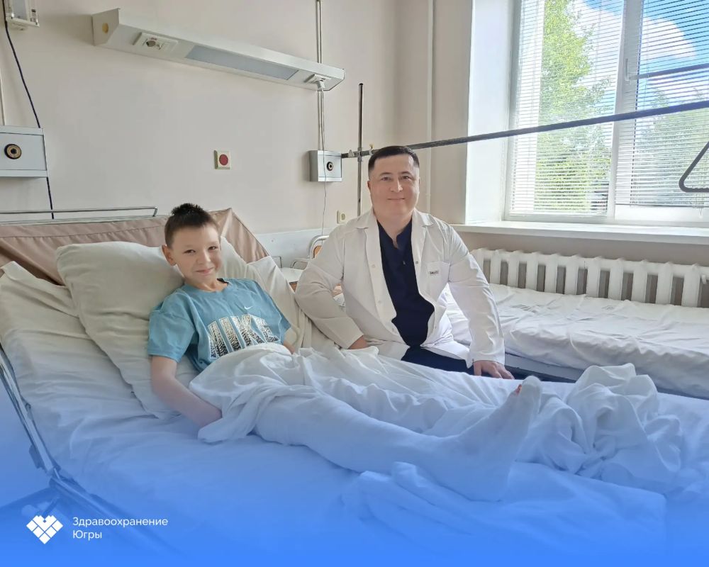 Когалымские врачи сохранили здоровье 9-летнего пациента с опасным переломом ноги