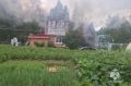 В Нягани сгорел одноэтажный дачный дом