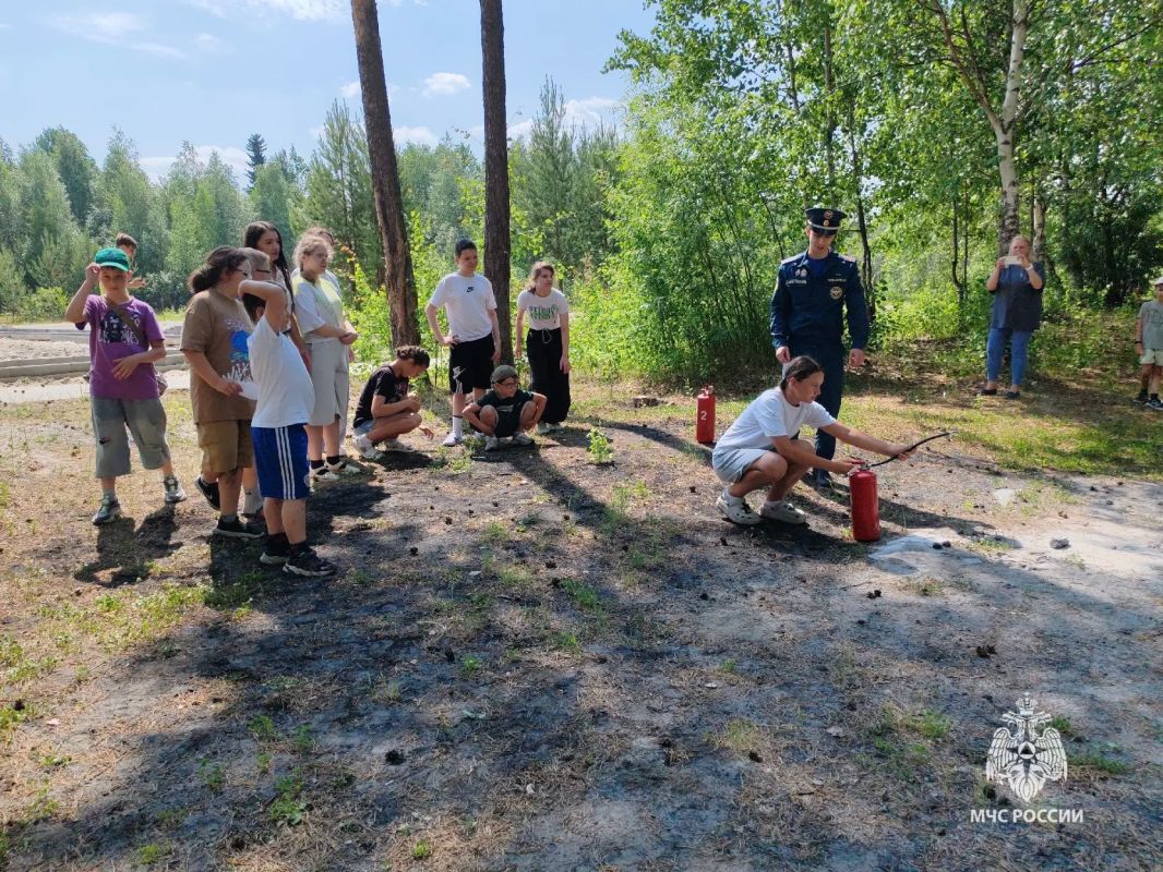 В Радужном прошли профилактические мероприятия по пожарной безопасности для детей В Радужном прошли профилактические мероприятия по пожарной безопасности для детей