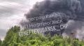 Кадры жуткого пожара в Нефтеюганске публикуют в соцсетях