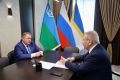 Сегодня в городе работает председатель Думы Ханты-Мансийского автономного округа — Югры Борис Сергеевич Хохряков