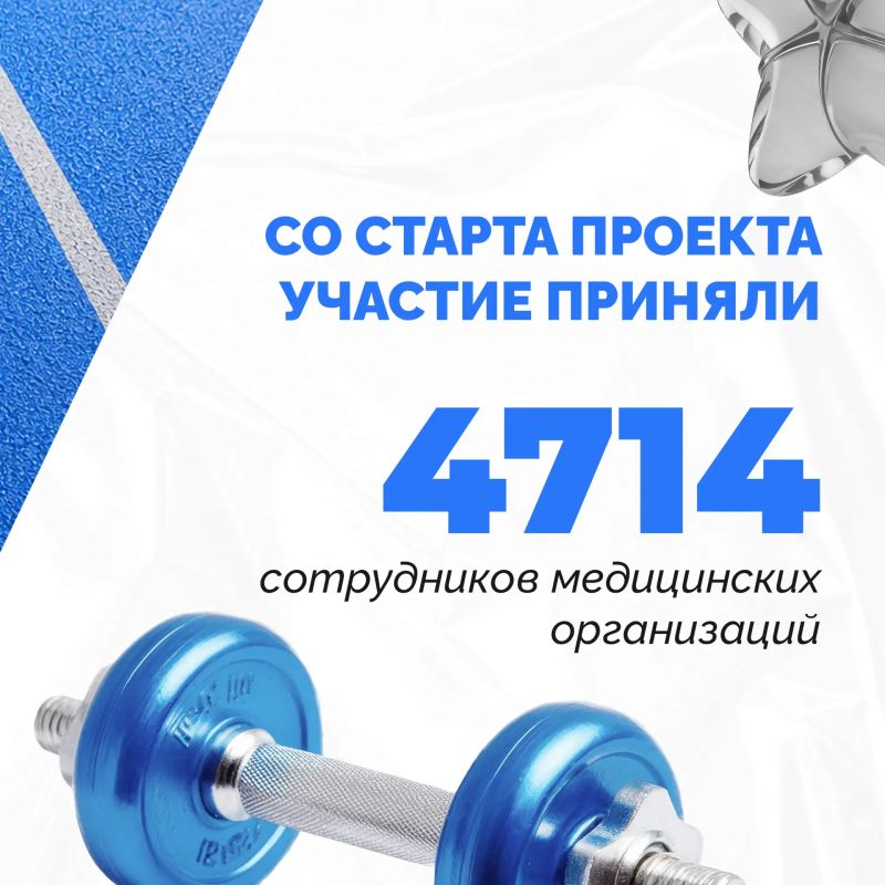 Более 4 тысяч медицинских работников Югры уже сделали свои «Шаги здоровья»! Более 4 тысяч медицинских работников Югры уже сделали свои «Шаги здоровья»!