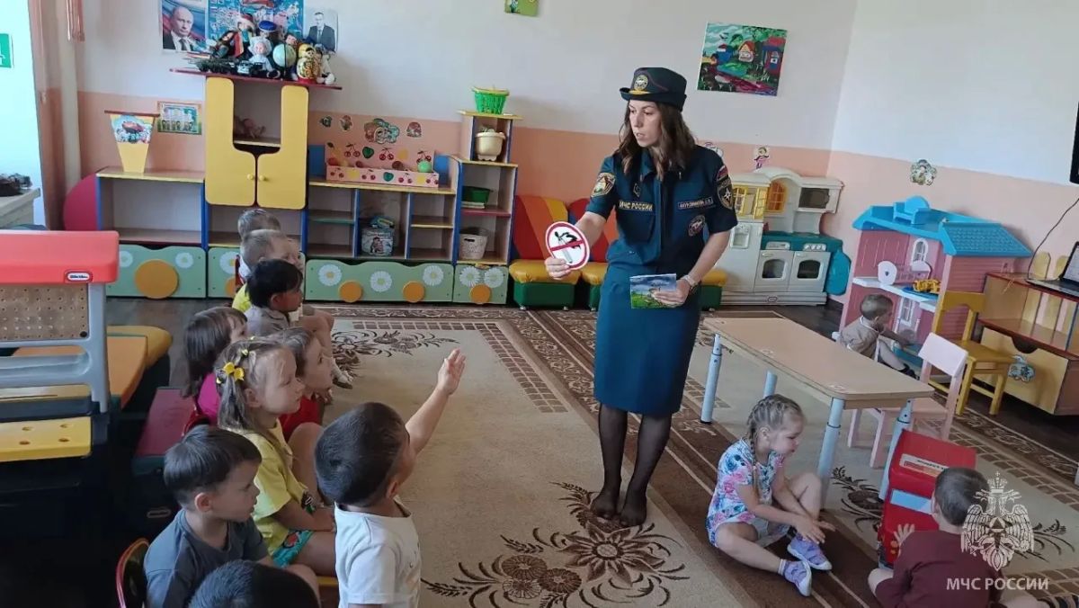 В рамках акции «Безопасность детства» проведены занятия для дошкольников в Березово В рамках акции «Безопасность детства» проведены занятия для дошкольников в Березово