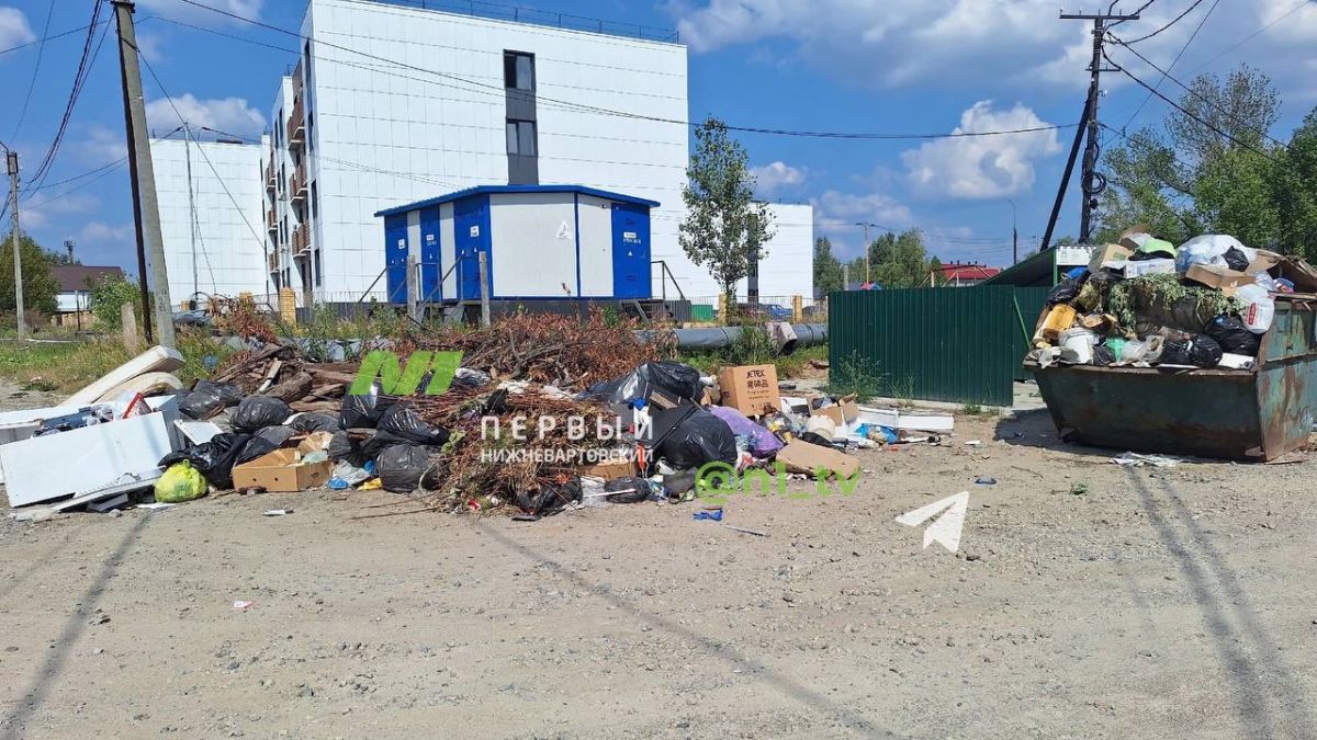Жители Нижневартовска бьют тревогу из-за мусорного коллапса в старой части города Жители Нижневартовска бьют тревогу из-за мусорного коллапса в старой части города