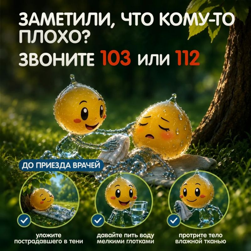 В жаркую погоду медицинские работники рекомендуют соблюдать меры безопасности, чтобы не допустить ухудшения самочувствия из-за воздействия солнца В жаркую погоду медицинские работники рекомендуют соблюдать меры безопасности, чтобы не допустить ухудшения самочувствия из-за воздействия солнца