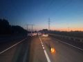 Нива-коротыш влетела на трассе в пикап