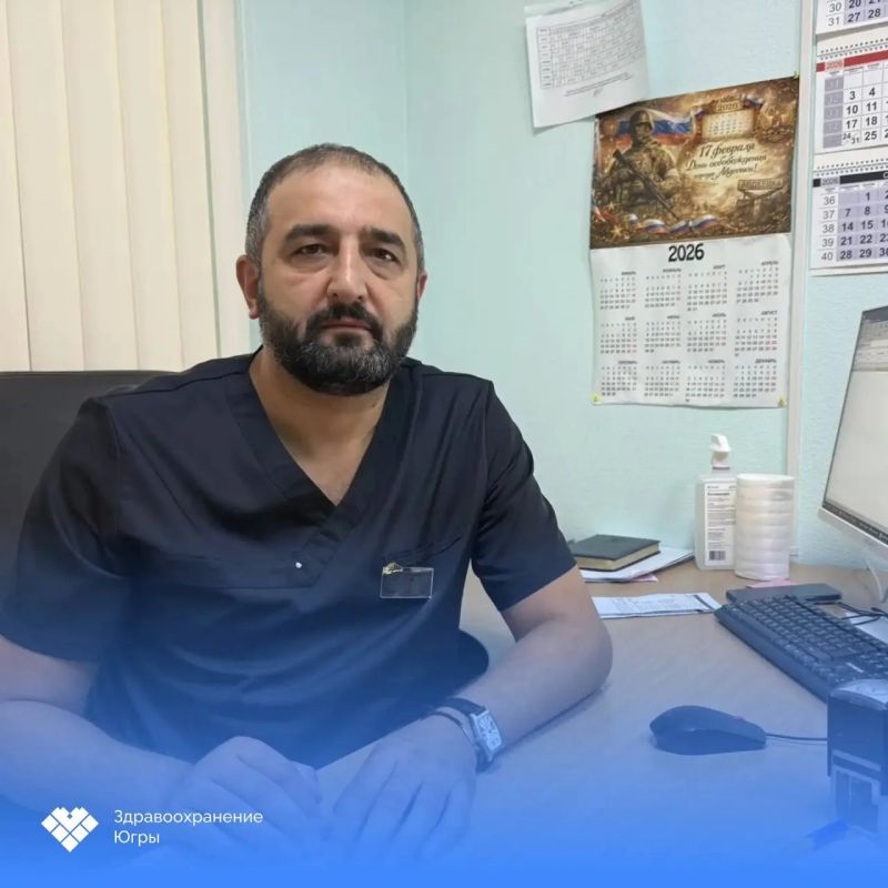 Военный хирург вернулся в Няганскую поликлинику, но продолжает помогать ветеранам СВО