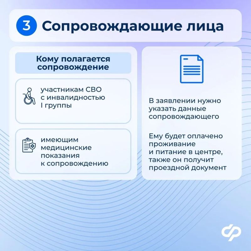 Участники СВО могут получить направление в реабилитационный центр Соцфонда Участники СВО могут получить направление в реабилитационный центр Соцфонда