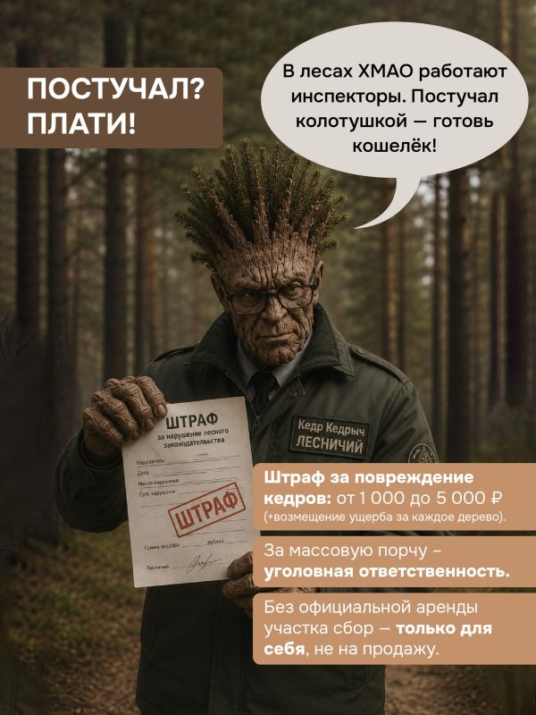 Совсем скоро в Югре начнется сезон сбора кедровых шишек Совсем скоро в Югре начнется сезон сбора кедровых шишек