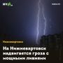 На Нижневартовск надвигается гроза с мощными ливнями