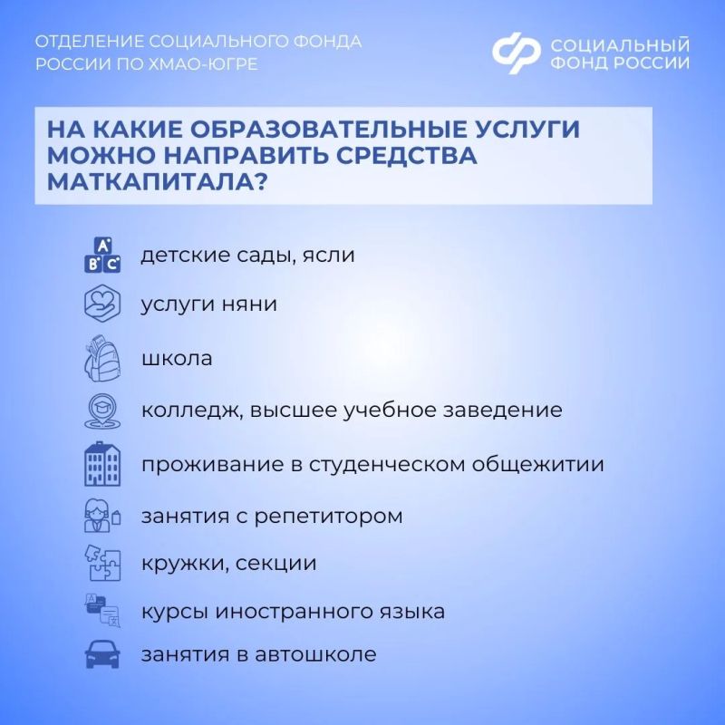 Материнский капитал на образование ребёнка: правила использования Материнский капитал на образование ребёнка: правила использования