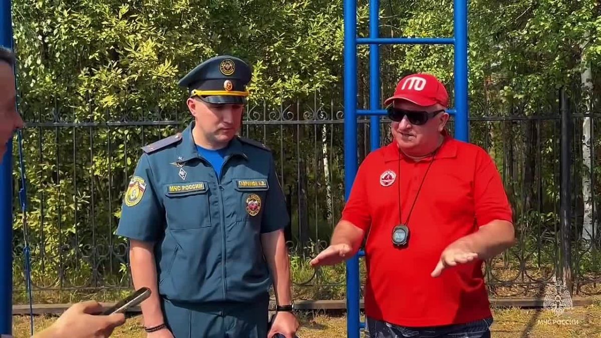 Личный состав 1 пожарно-спасательного отряда Сургута успешно сдал нормативы ГТО