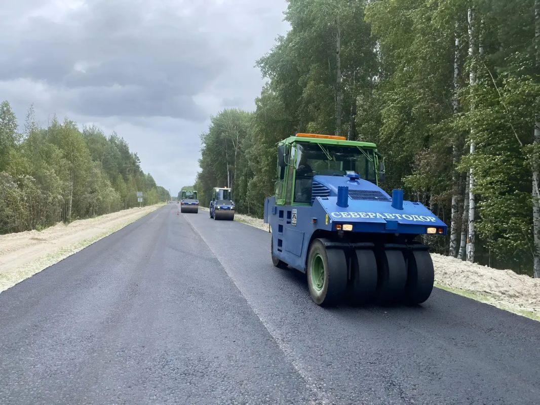 В ХантыМансийском автономном округе — Югре продолжается ремонт участка дороги «Юг» В ХантыМансийском автономном округе — Югре продолжается ремонт участка дороги «Юг»
