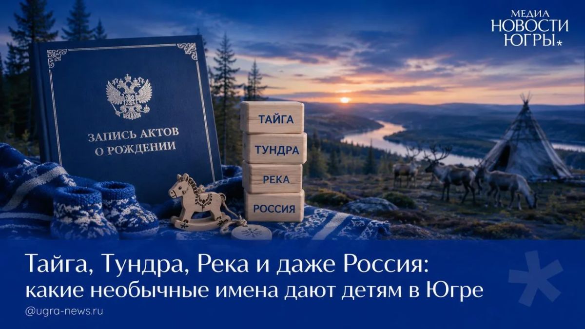 Тайга, Тундра, Река и даже Россия: какие необычные имена дают детям в Югре