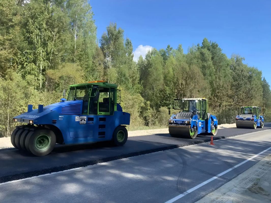 В ХантыМансийском автономном округе — Югре продолжается ремонт участка дороги «Юг» В ХантыМансийском автономном округе — Югре продолжается ремонт участка дороги «Юг»