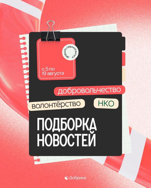 О возможностях в третьем секторе — в подборке новостей от Академии «Добрино»