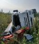 Автокран опрокинулся в Белоярском районе Югры – пострадал человек