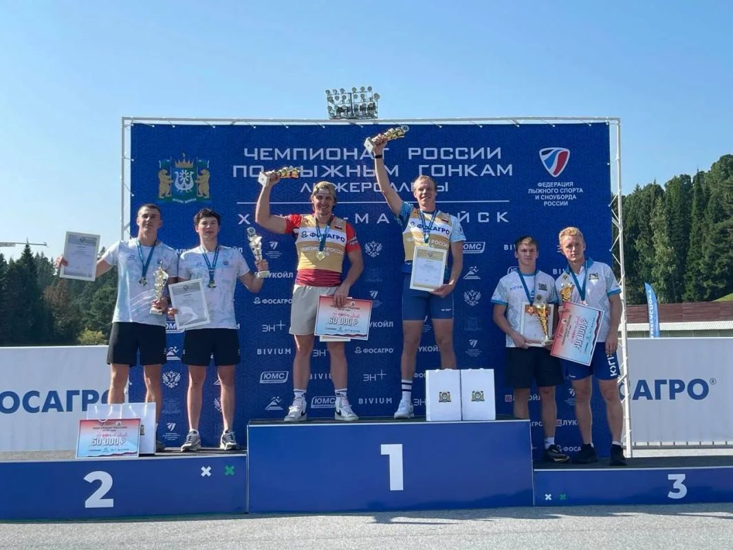 Бронза чемпионата России по лыжероллерам — за Югрой Бронза чемпионата России по лыжероллерам — за Югрой