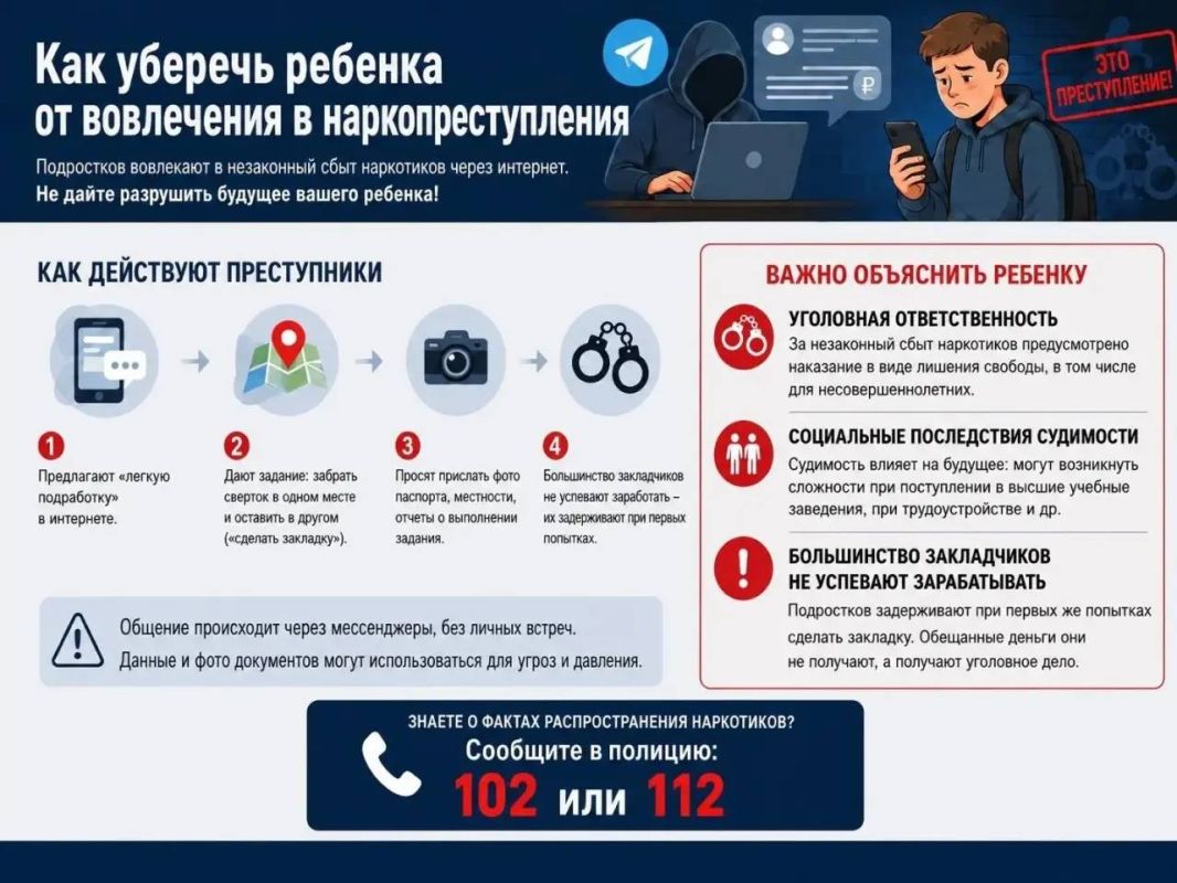 В первом полугодии 2026 года следователями следственного управления по Югре возбуждено 21 уголовное дело в отношении несовершеннолетних, подозреваемых в преступлениях, связанных с незаконным оборотом наркотических средств