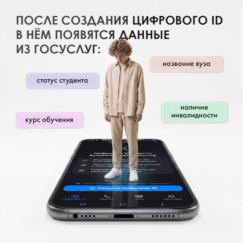 Цифровой ID в МАХ доступен с 14 лет Цифровой ID в МАХ доступен с 14 лет
