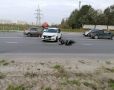 Очередной питбайкер попал в ДТП по собственной неосторожности