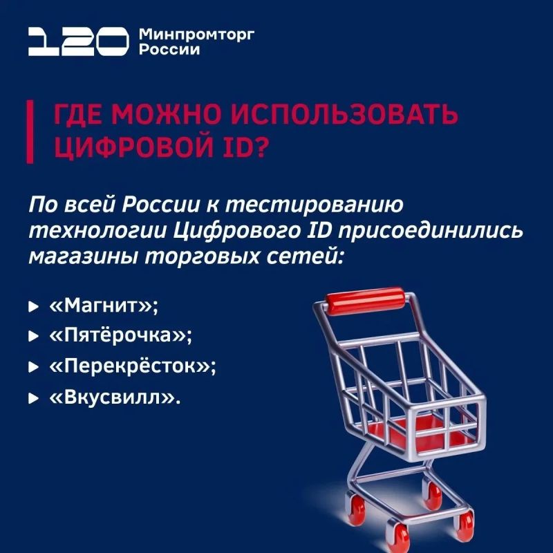 Торговые сети России активно внедряют технологию Цифрового ID Торговые сети России активно внедряют технологию Цифрового ID
