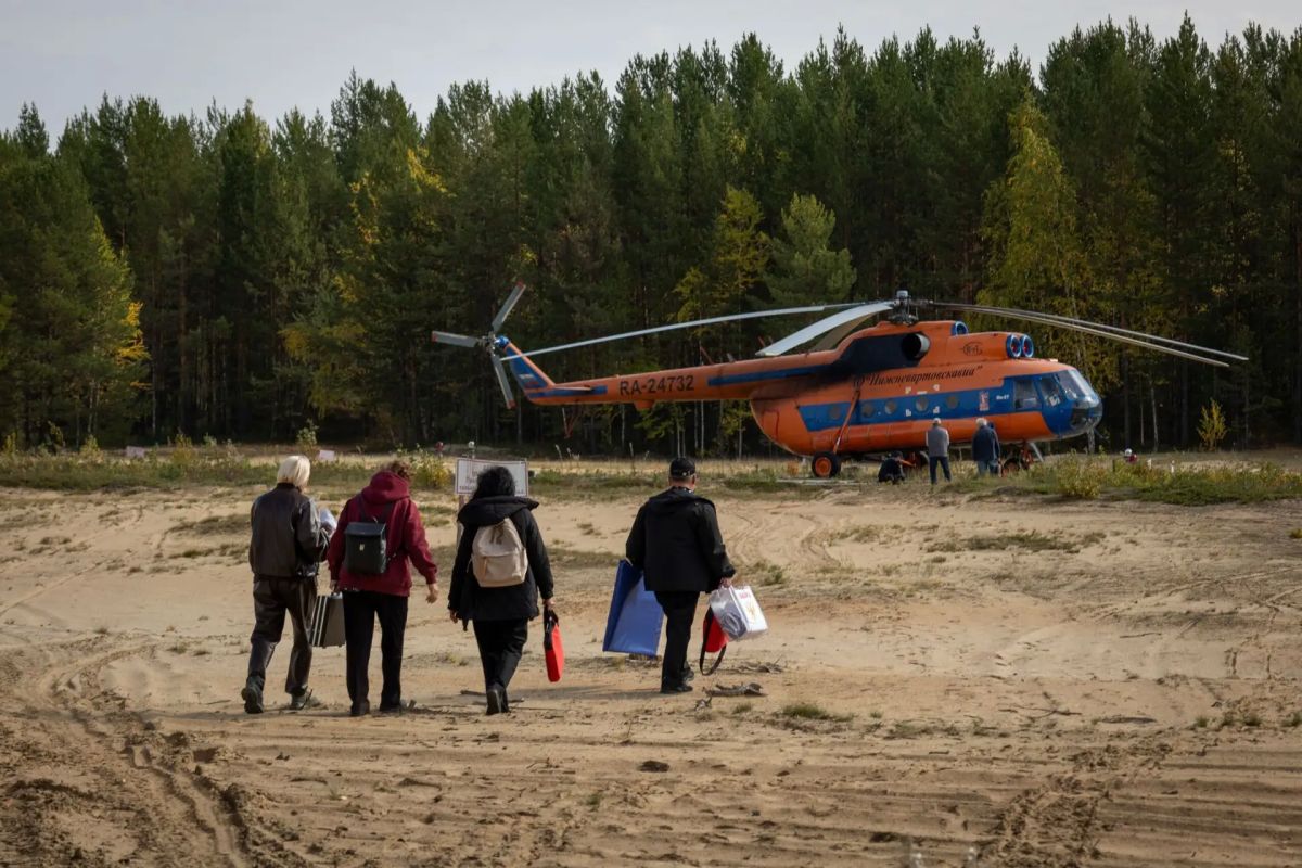 В Нижневартовском районе продолжается досрочное голосование для жителей труднодоступных территорий В Нижневартовском районе продолжается досрочное голосование для жителей труднодоступных территорий