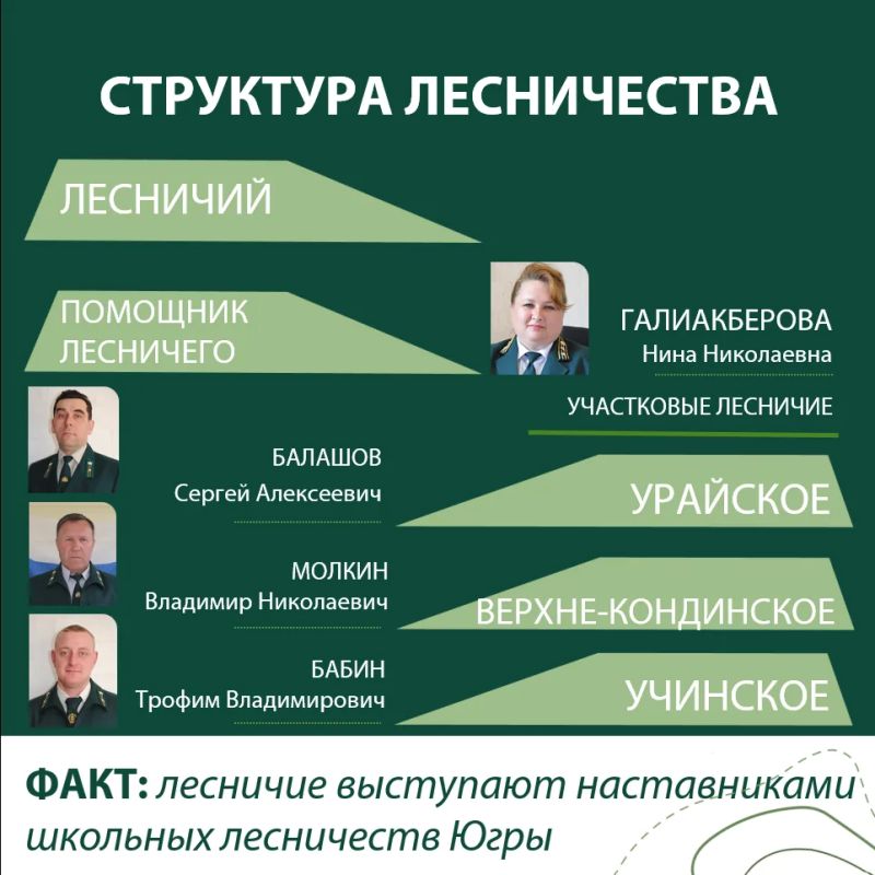В год 200-летия профессии лесничего продолжаем серию публикаций о лесничествах Югры и их руководителях В год 200-летия профессии лесничего продолжаем серию публикаций о лесничествах Югры и их руководителях